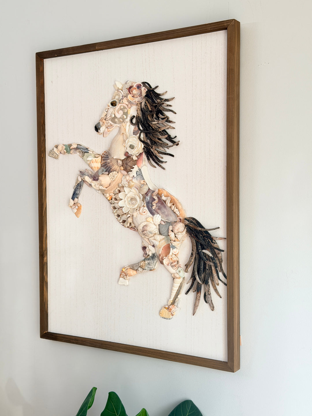 Anchored Soul | Fire Horse Assemblage | Wall Art