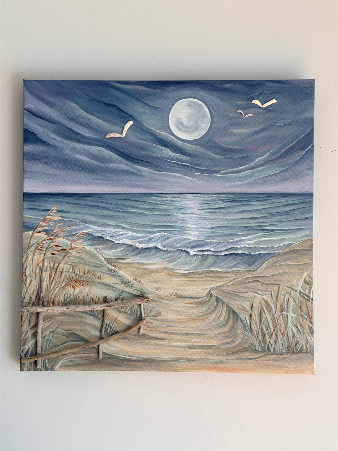 Anchored Soul | High Tide | 20x20 Canvas Wall Art