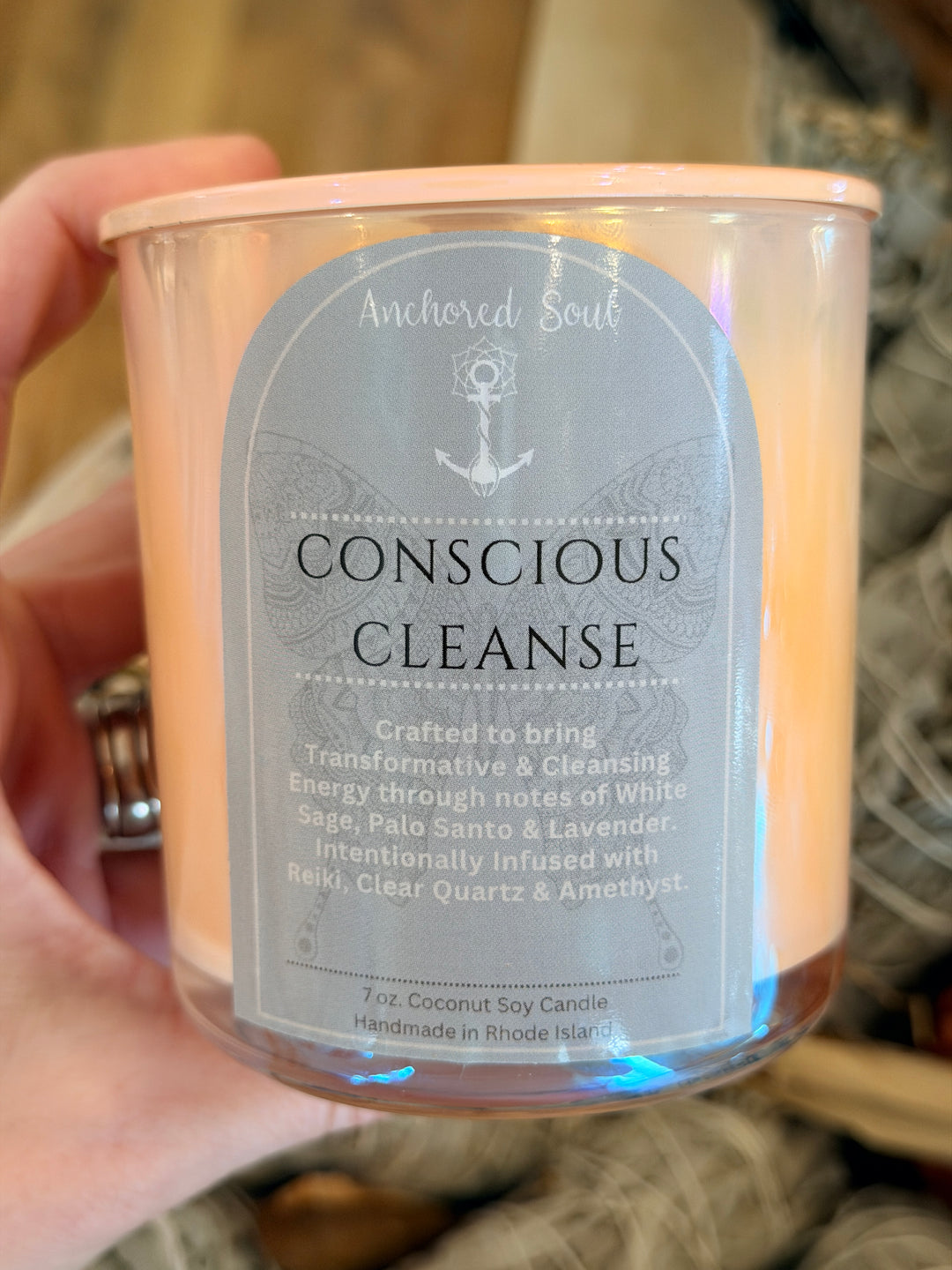Anchored Soul Conscious Cleanse Intention Candle