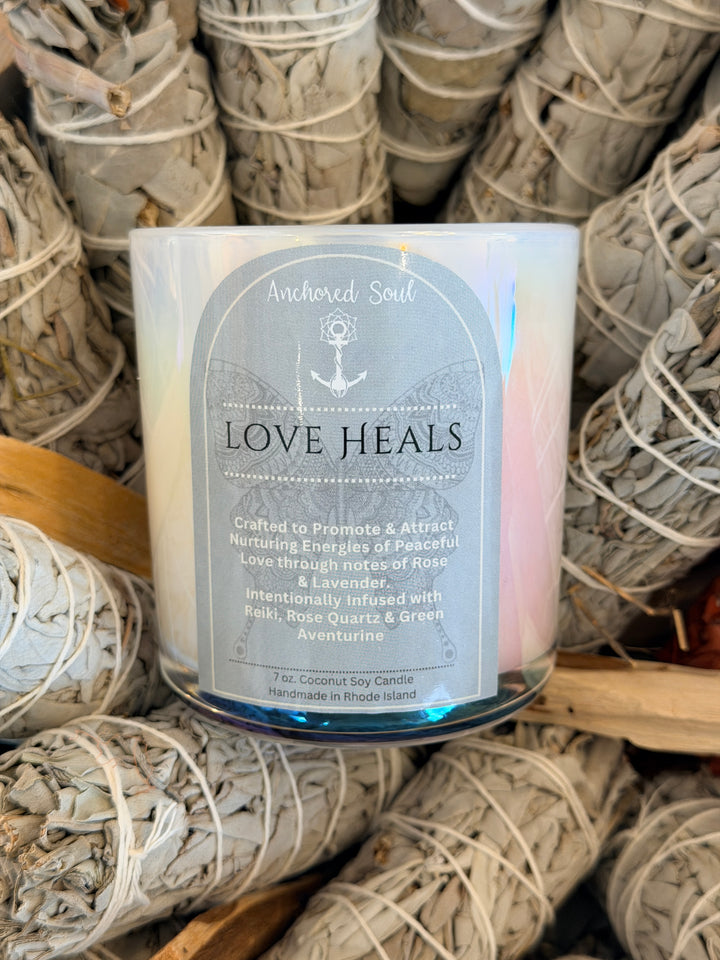Anchored Soul Love Heals Intention Candle