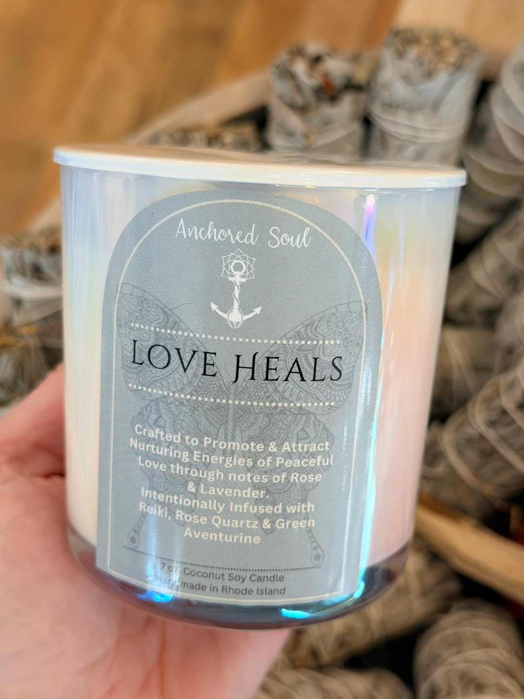 Anchored Soul Love Heals Intention Candle