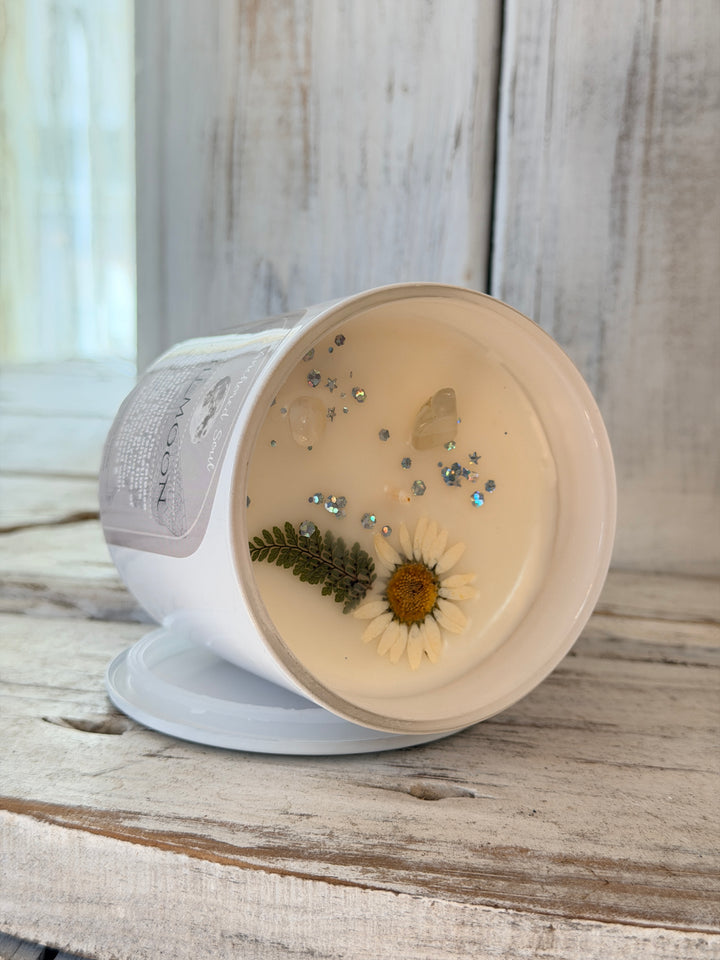 Anchored Soul Full Moon Intention Candle handcrafted soy wax with herbal botanicals