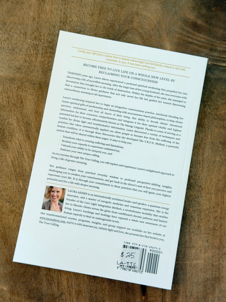 The TRUE Calling by Laura Ahern book from local artisan at Anchored Soul boutique