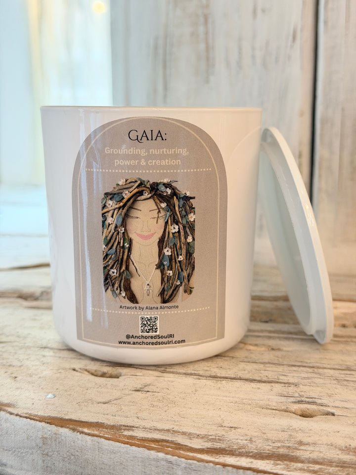 Anchored Soul Full Moon Intention Soy Candle for ritual and mindful living