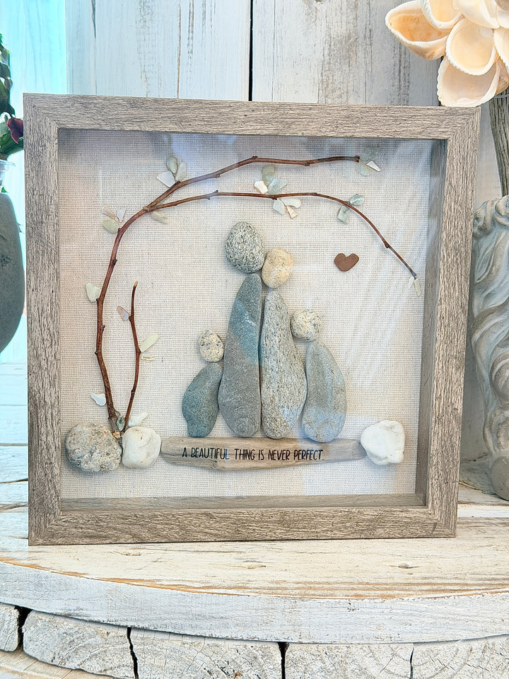 Anchored Soul | Rock Family of 4 | "A BEAUTIFUL THING IS NEVER PERFECT." | Shadow Box