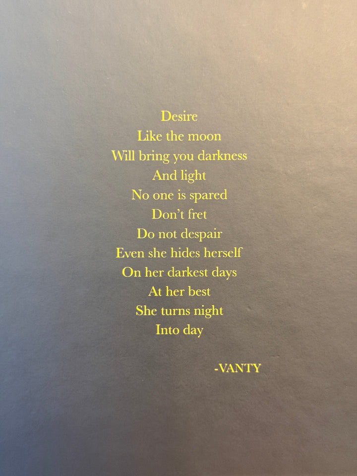 Desire &amp; Its Impossibilities by Vanty Lee | Poems of disappointment | Hardcover