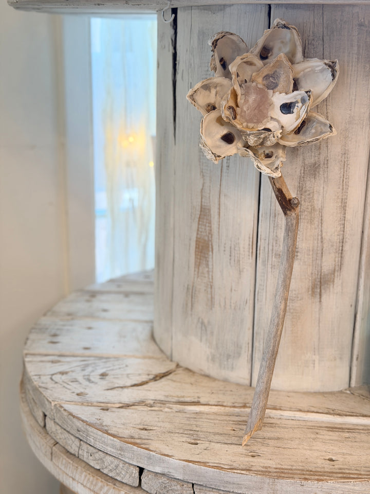 Anchored Soul | Single XL ZenFlower Wand | Rose Quartz &amp; Moonstone