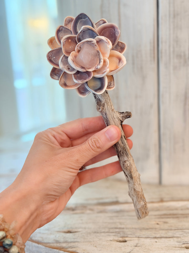 Anchored Soul | Single ZenFlower Wand | Rose Quartz