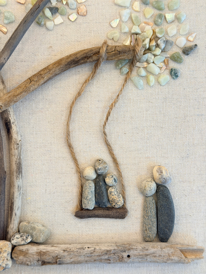 Anchored Soul | Rock Family of 5 w/ Swing | Shadow Box