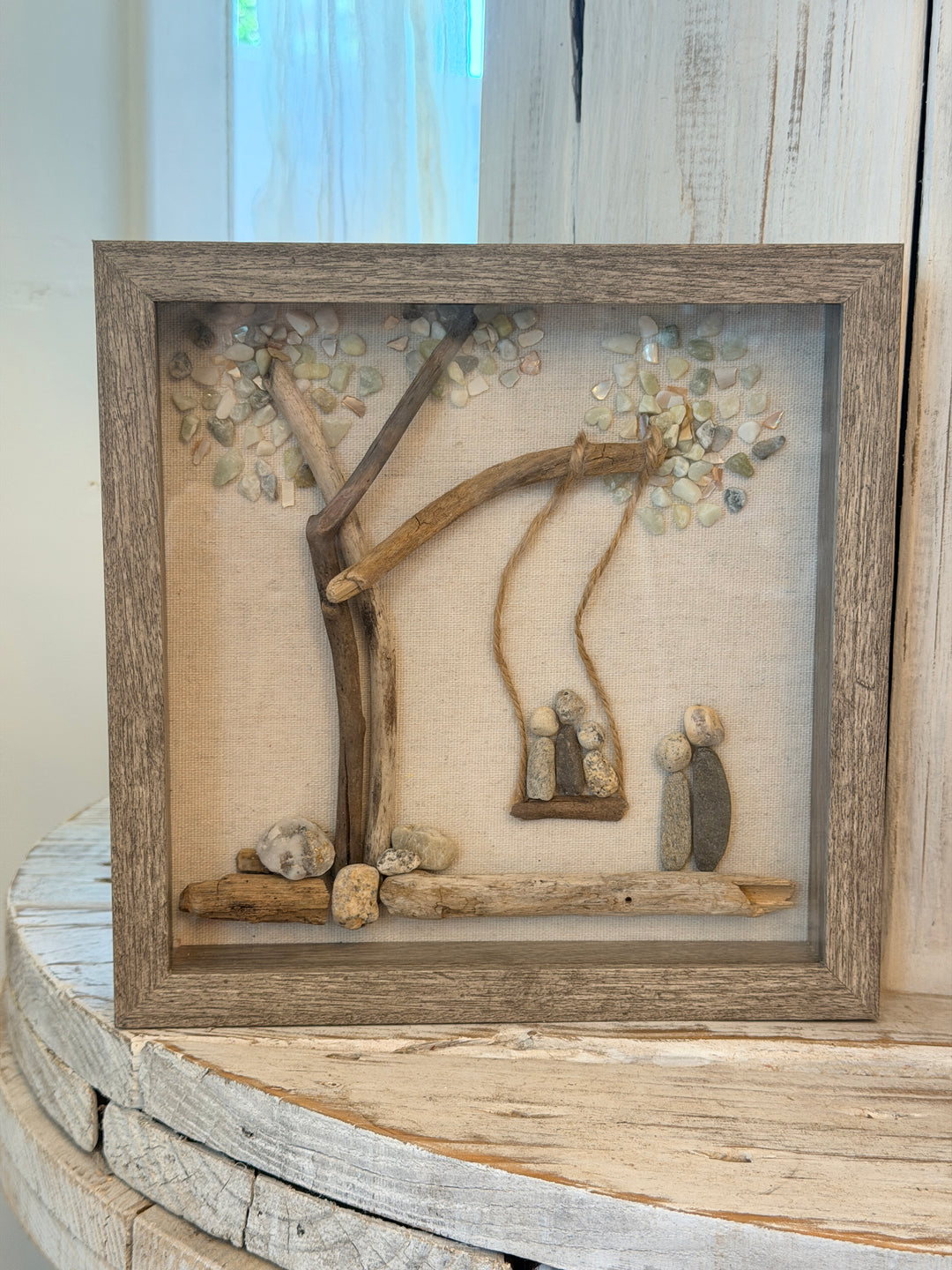 Anchored Soul | Rock Family of 5 w/ Swing | Shadow Box