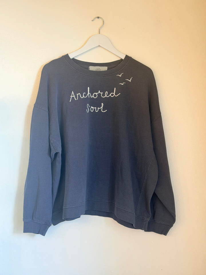 Anchored Soul Hand-Stitched Sweatshirt