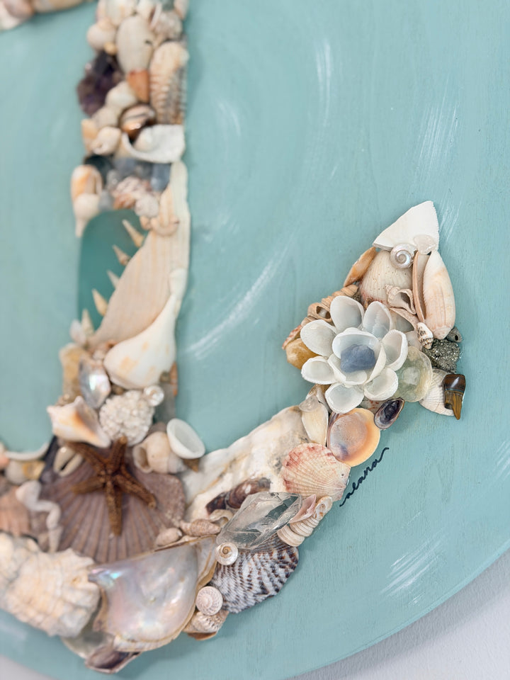 Anchored Soul | Anchor on Circular Wood