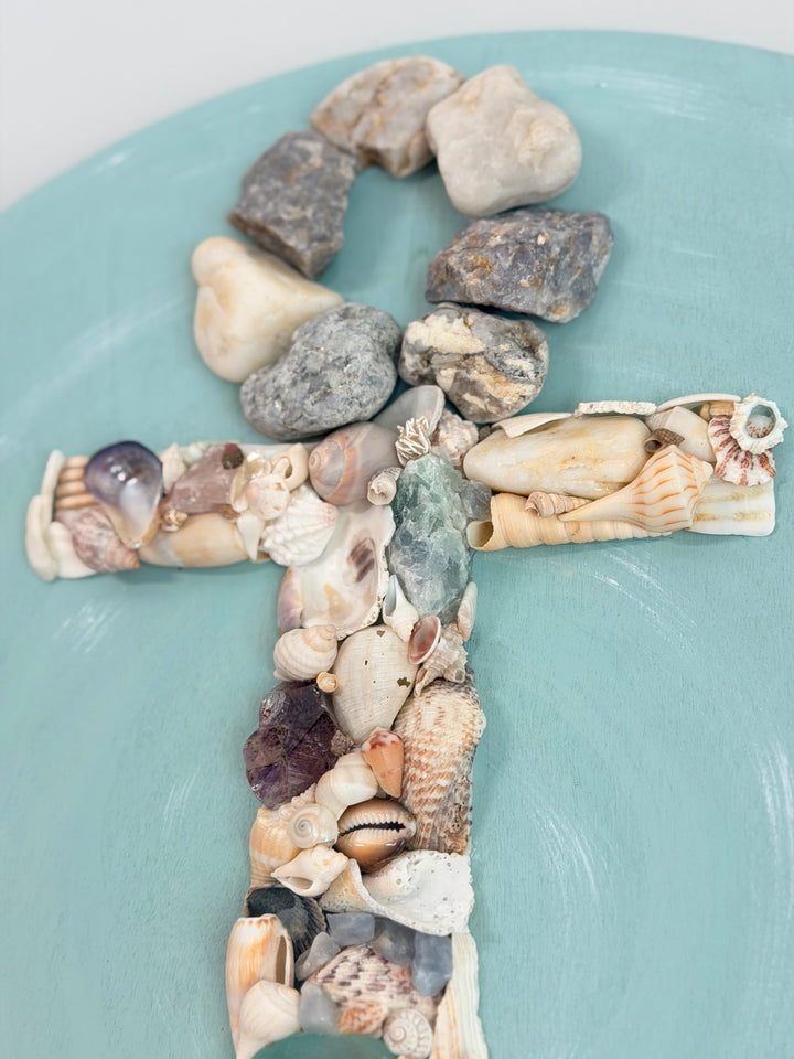 Anchored Soul | Anchor on Circular Wood