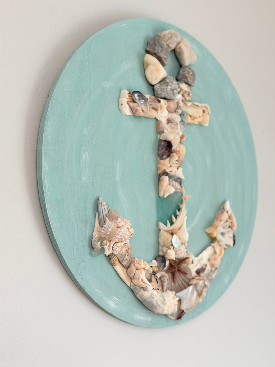 Anchored Soul | Anchor on Circular Wood