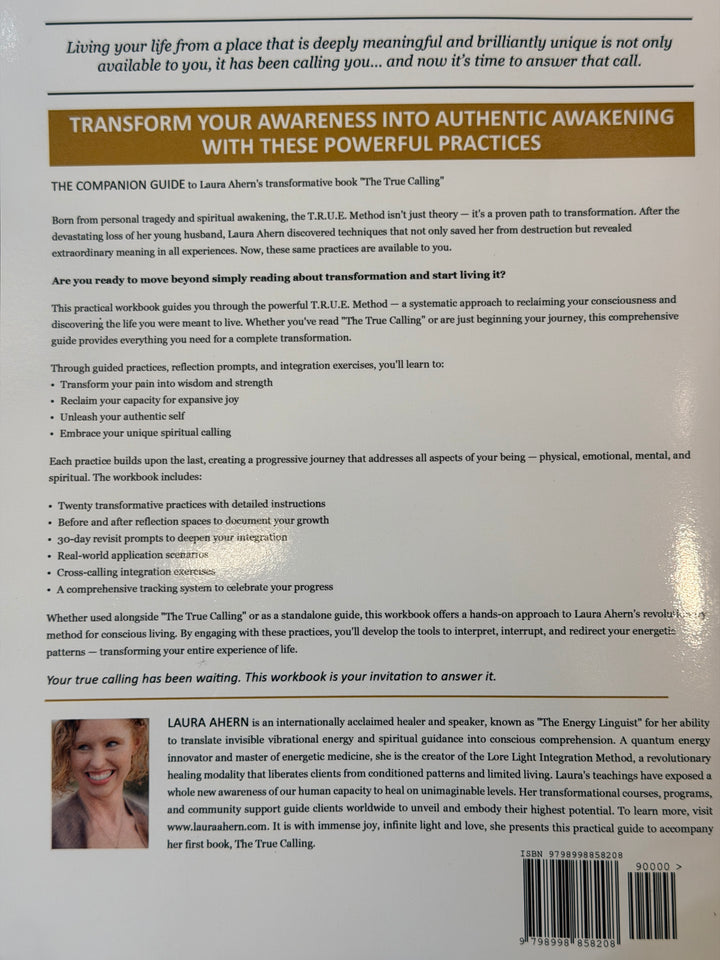 The TRUE Calling by Laura Ahern | Book | Workbook