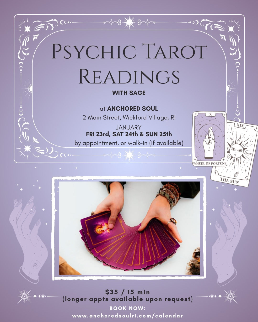 Psychic Tarot Card Readings w/ Sage
