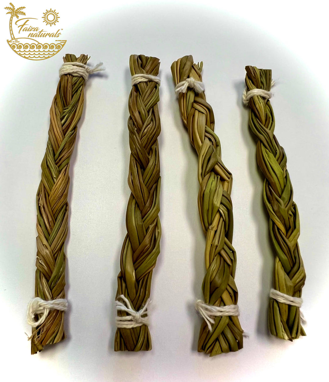 Sweetgrass Braid 4 Inch handcrafted smoke cleansing tool for sacred ritual spaces