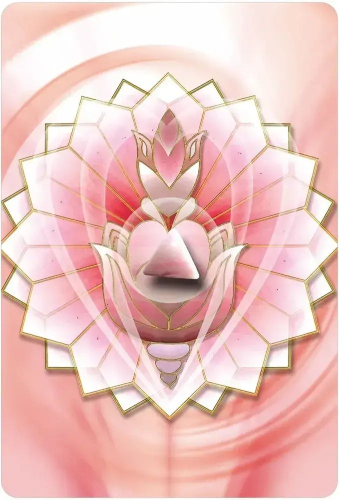 Pocket Crystal Mandala Activation Cards 56-card deck for spiritual meditation and affirmations