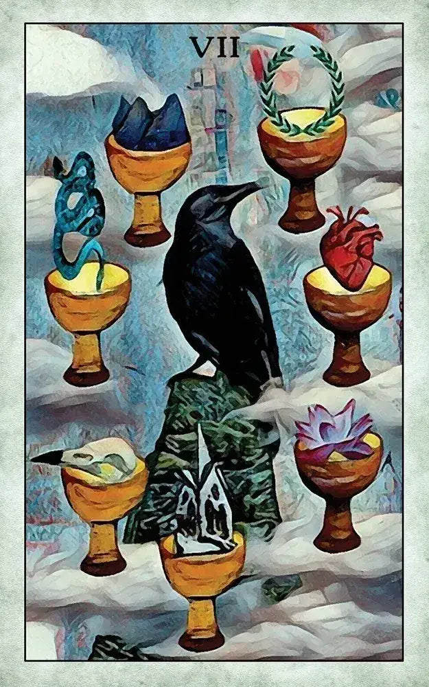Crow Tarot 78-card deck by Margaux Jones inspired by Rider-Waite tradition