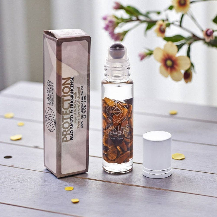 Organic Essential Oil Crystal Roll-On | Protection