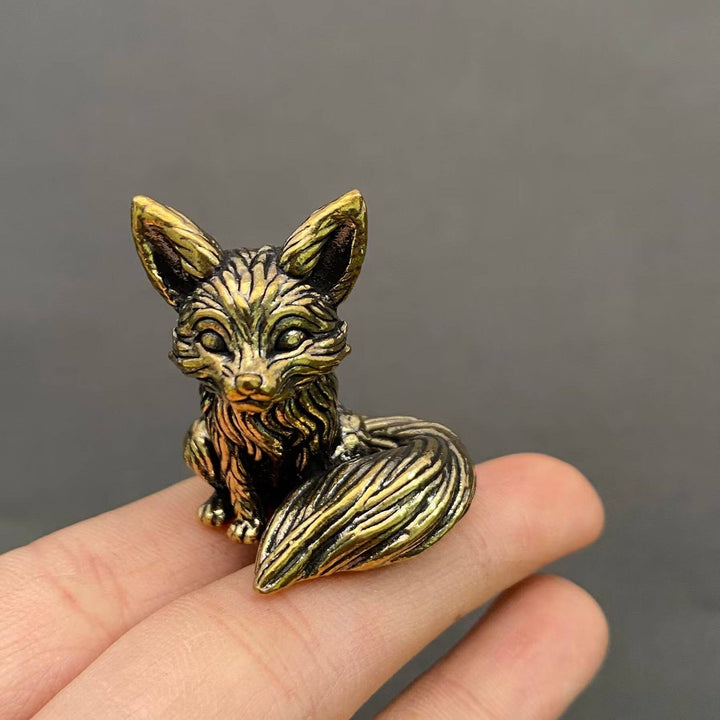 Brass Little Fox Crafts Desktop Ornament for boho spiritual altar decor