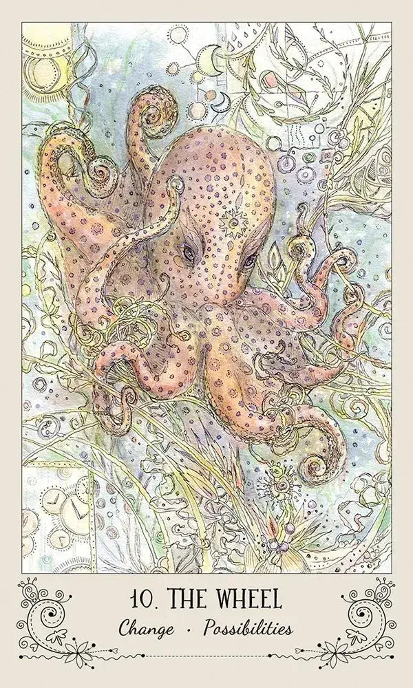 Spiritsong Tarot Deck by Paulina Cassidy with shamanic animal guide artwork