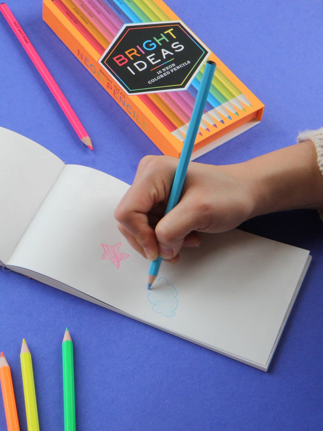 Bright Ideas Neon Colored Pencils: 10 Colored Pencils