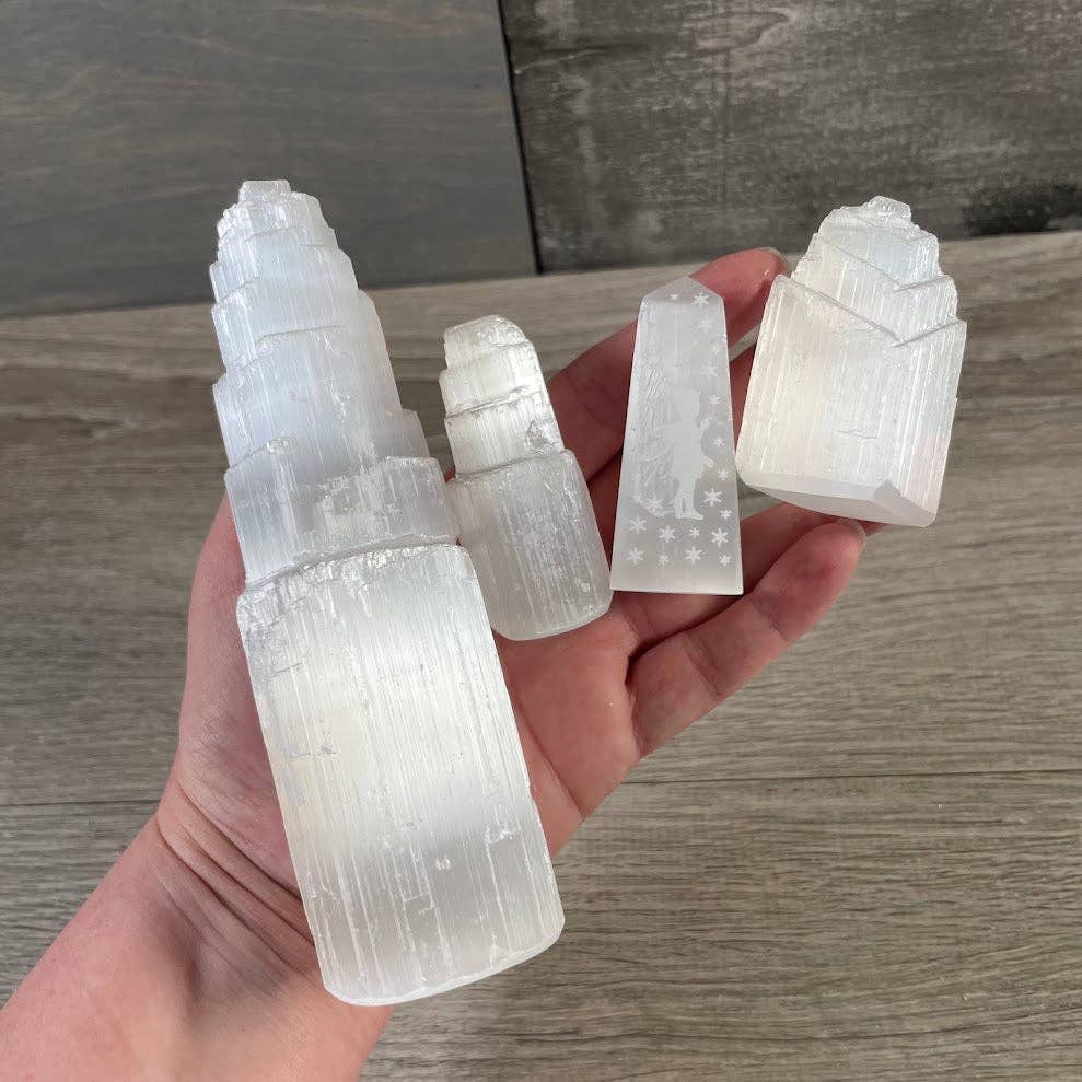 Selenite Tower Crystal
