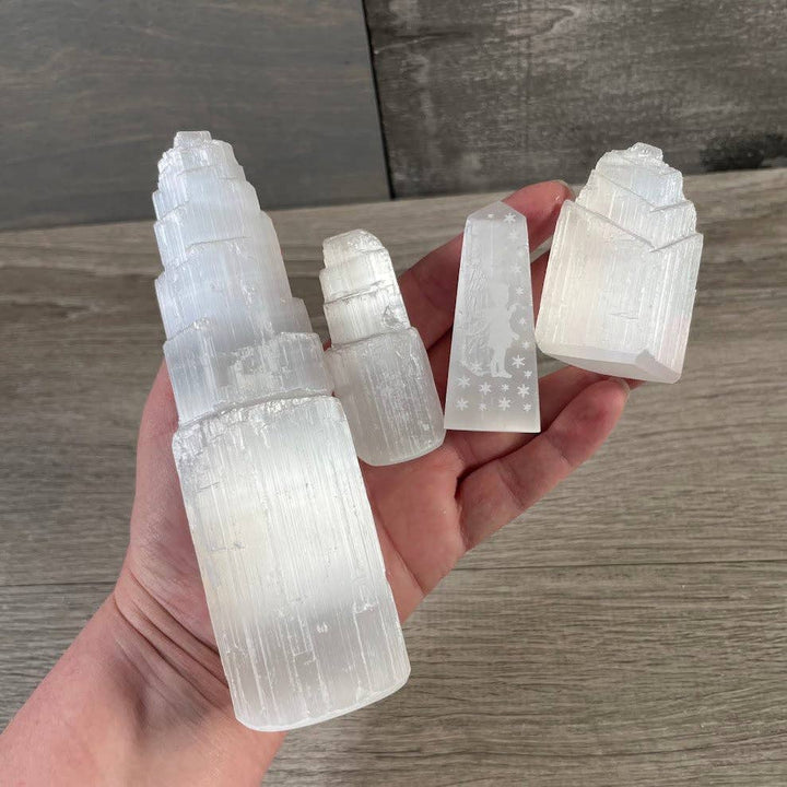 Selenite Tower Crystal