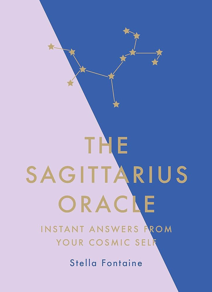 Sagittarius Oracle book offering instant cosmic guidance for the spirited soul