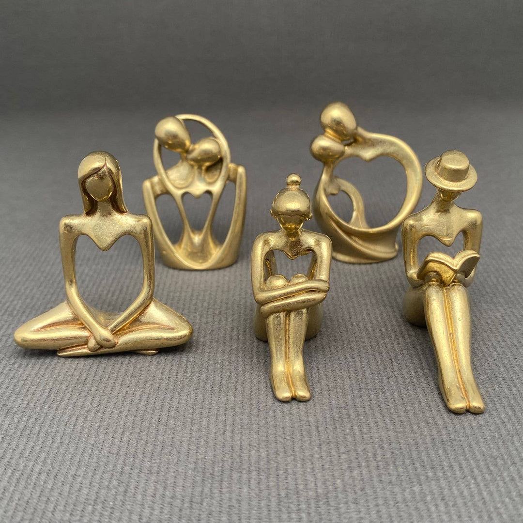 Brass Statuette Crafts Desktop Ornaments