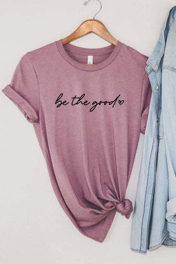 Be the Good Graphic Tee — relaxed fit coastal boho tee for intentional everyday wear