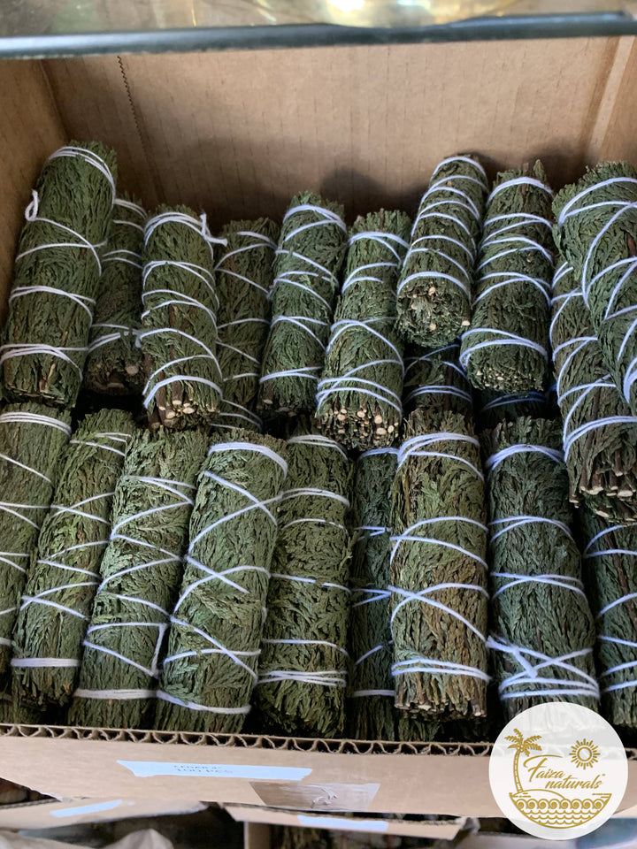 Cedar Smudge Bundles for cleansing rituals from Anchored Soul coastal boutique