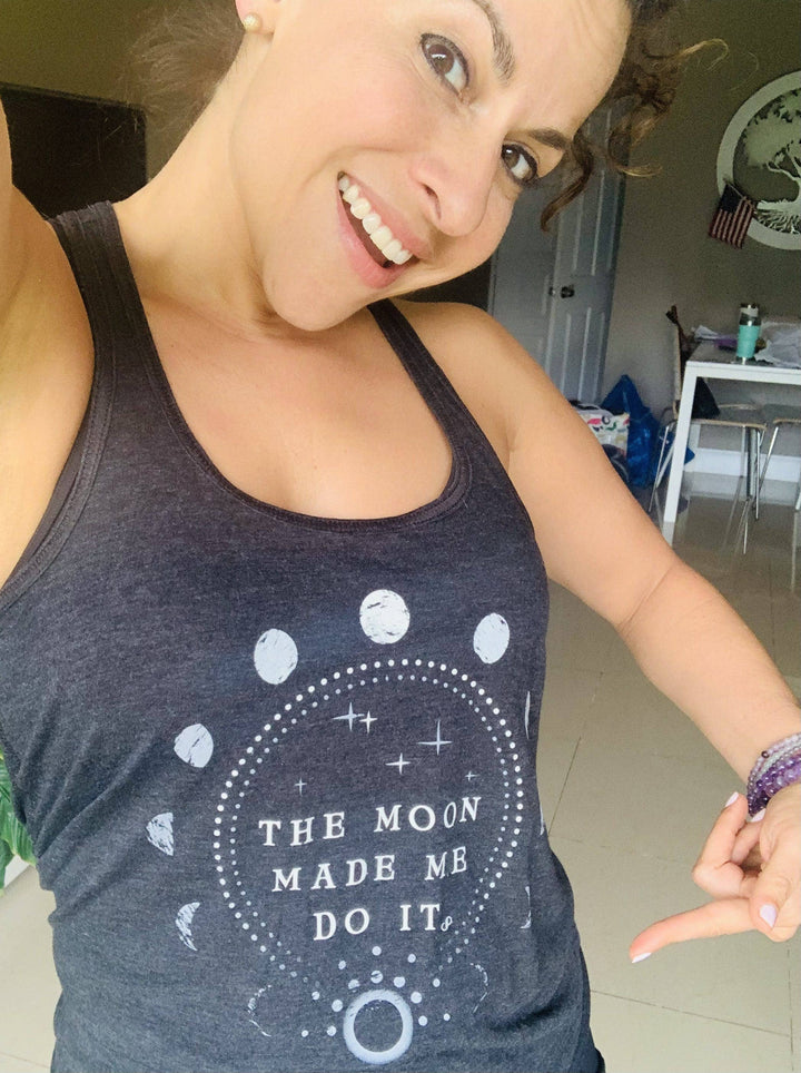 "The Moon Made Me Do It" Flowy Tank