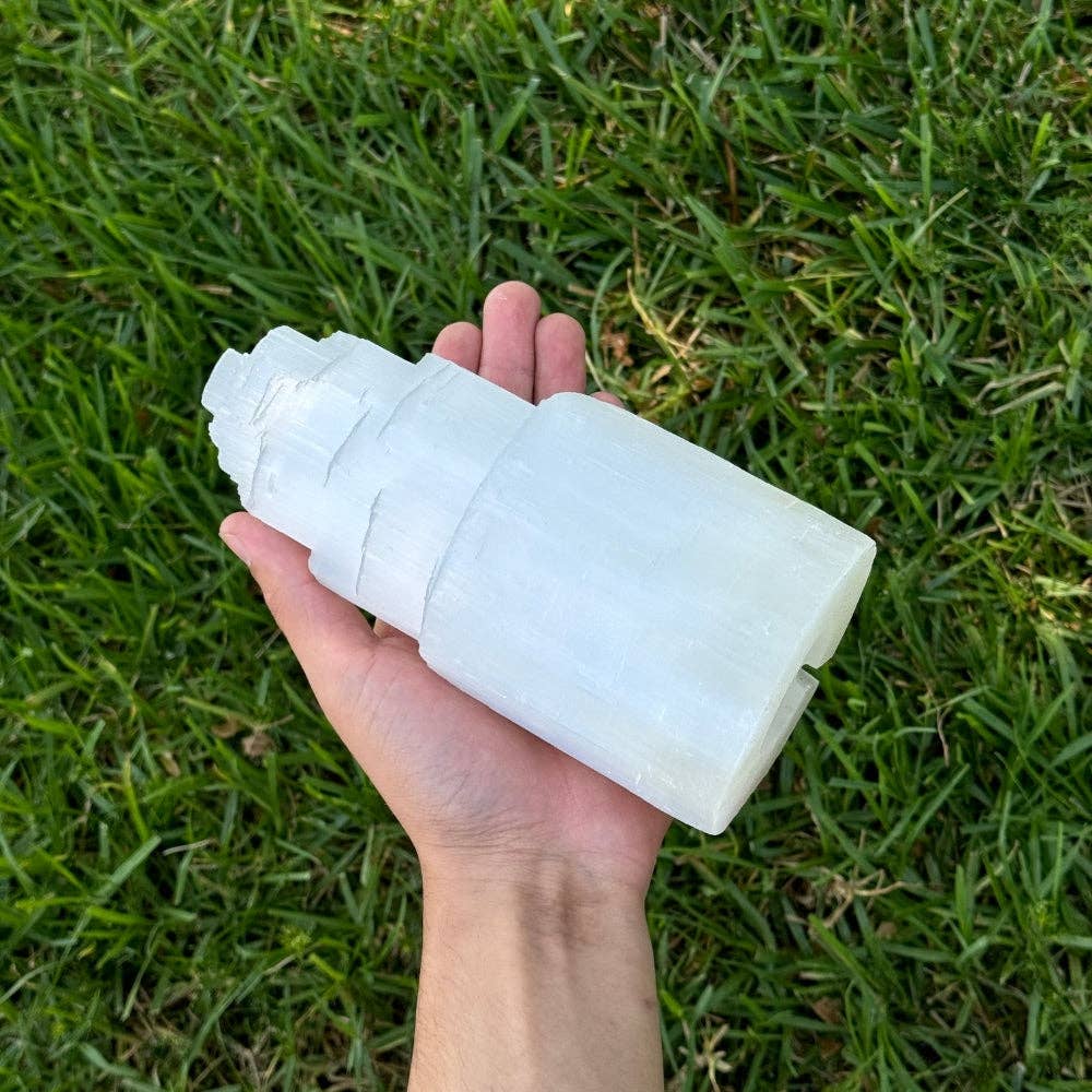 Selenite Lamp, Medium