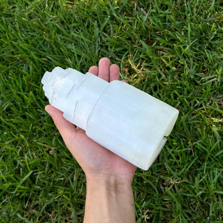 Selenite Lamp, Medium