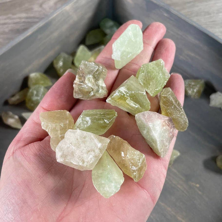 Green Calcite Healing Crystals