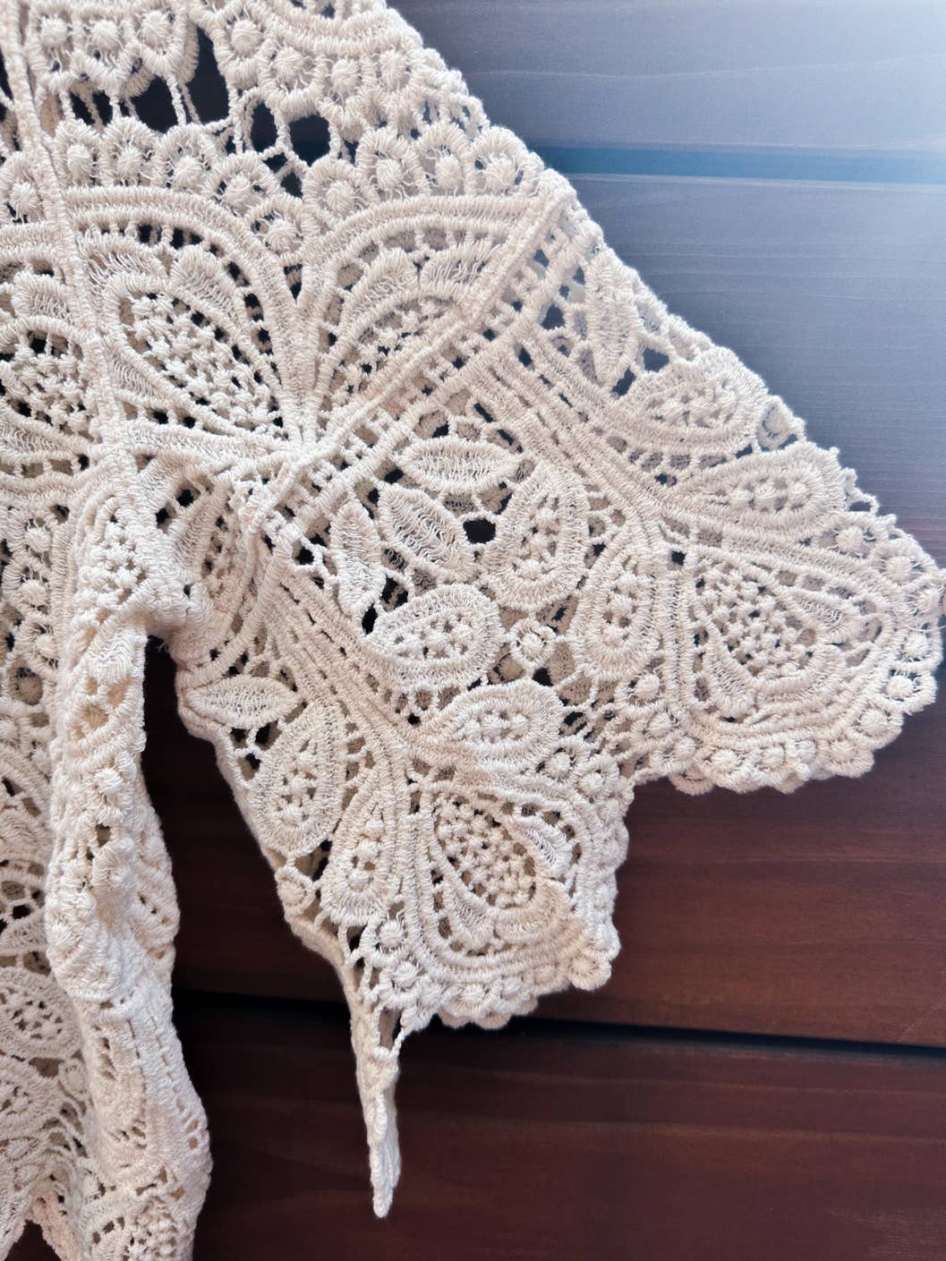 Boho Floral Crochet Crop Top | 100% Cotton