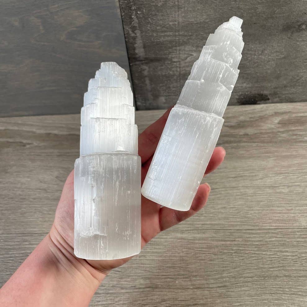 Selenite Tower Crystal