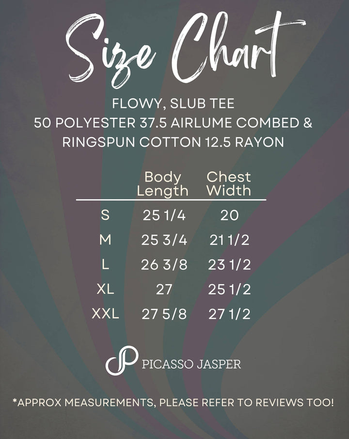 Zen AF Scoop Neck Tee relaxed boho coastal style soft cotton graphic tee