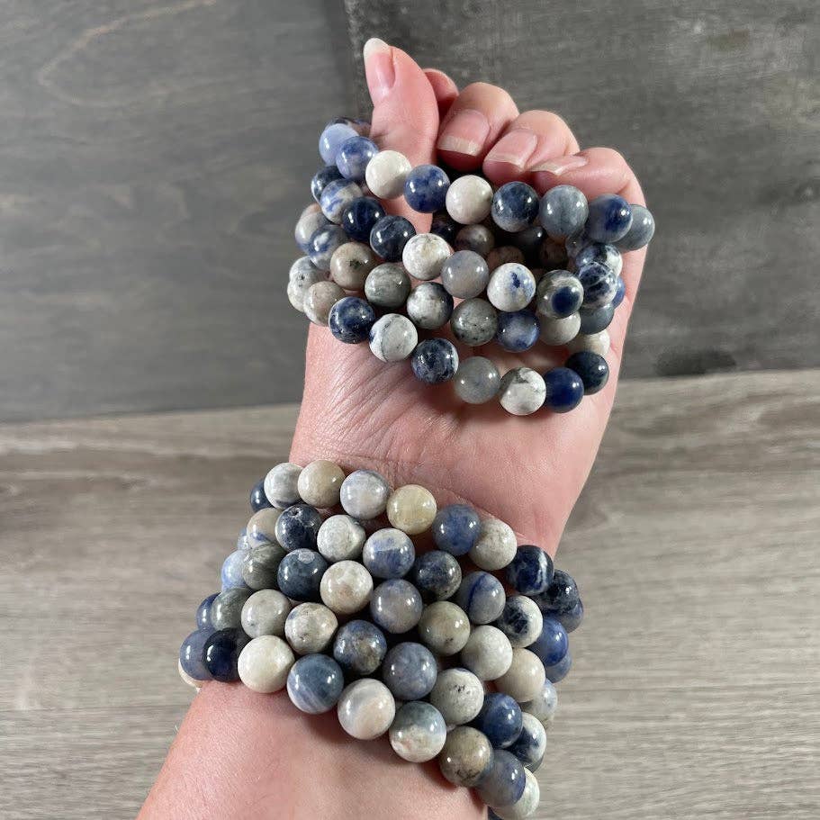 Gemstone Beaded Bracelets 10mm – Crystal Healing Jewelry