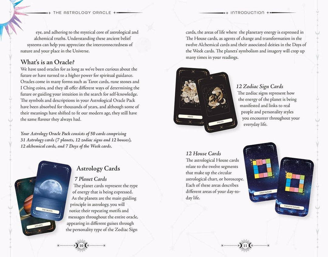 Arcturus Oracle Astrology Book and Card Deck for zodiac guidance and soulful readings