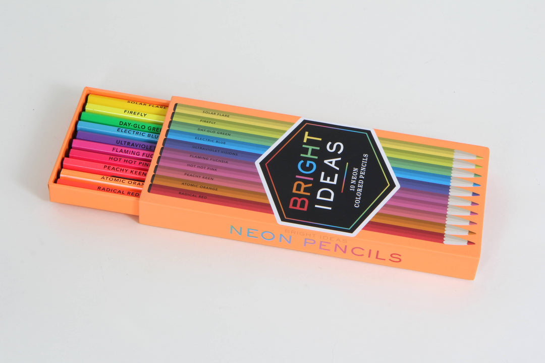 Bright Ideas Neon Colored Pencils: 10 Colored Pencils