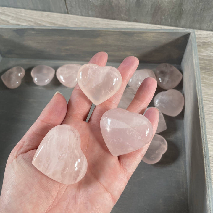 Rose Quartz Heart – Crystal Hearts for Healing &amp; Gifts