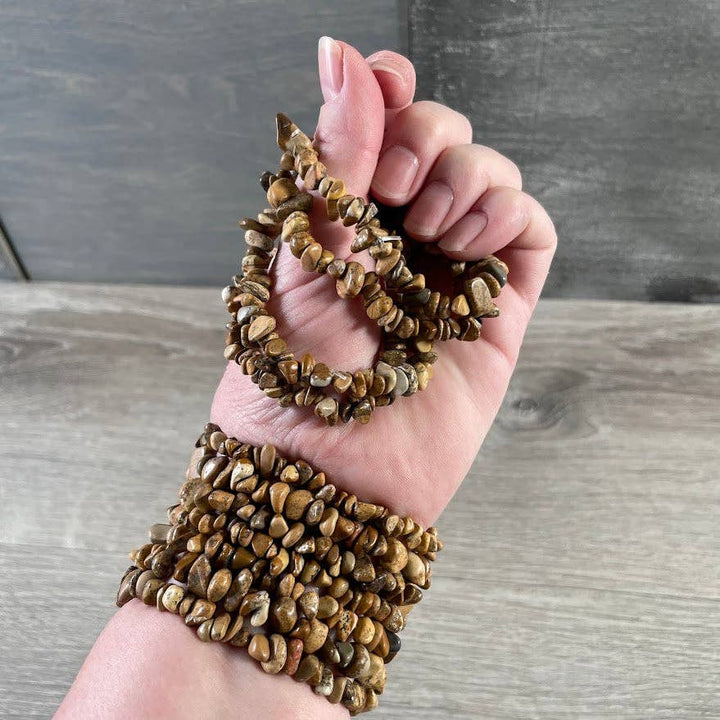 Healing Crystal Chip Bracelets