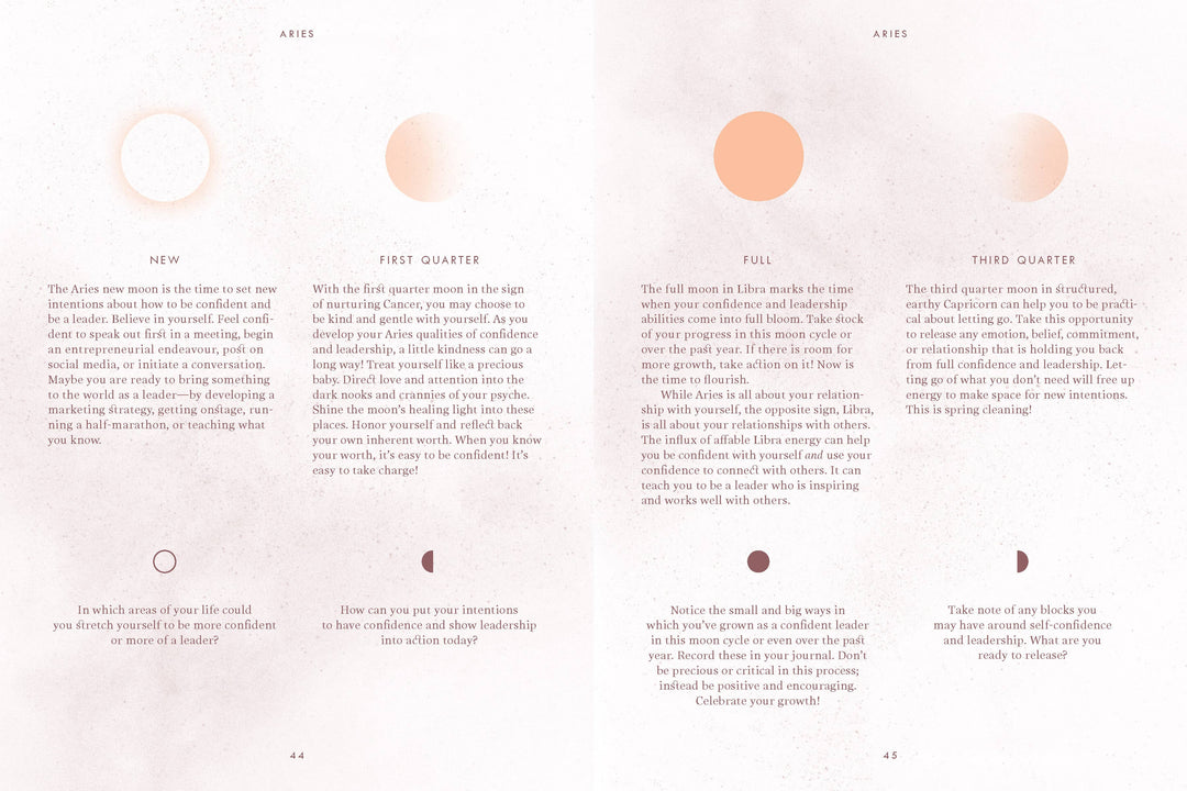 The Moon Journal — a soulful guided journal for dreamy coastal hippie souls