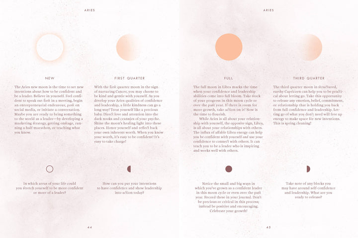 The Moon Journal — a soulful guided journal for dreamy coastal hippie souls