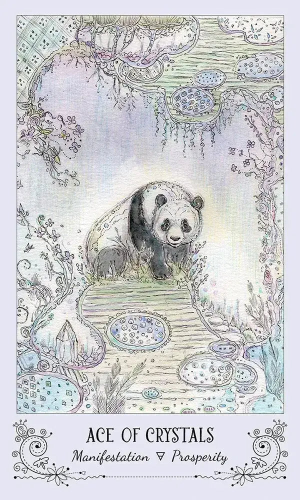Spiritsong Tarot Deck by Paulina Cassidy with shamanic animal guide artwork