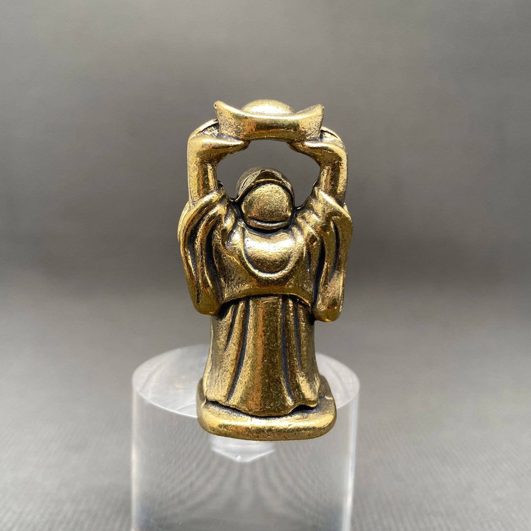 Brass Maitreya Buddha Decoration Ornament