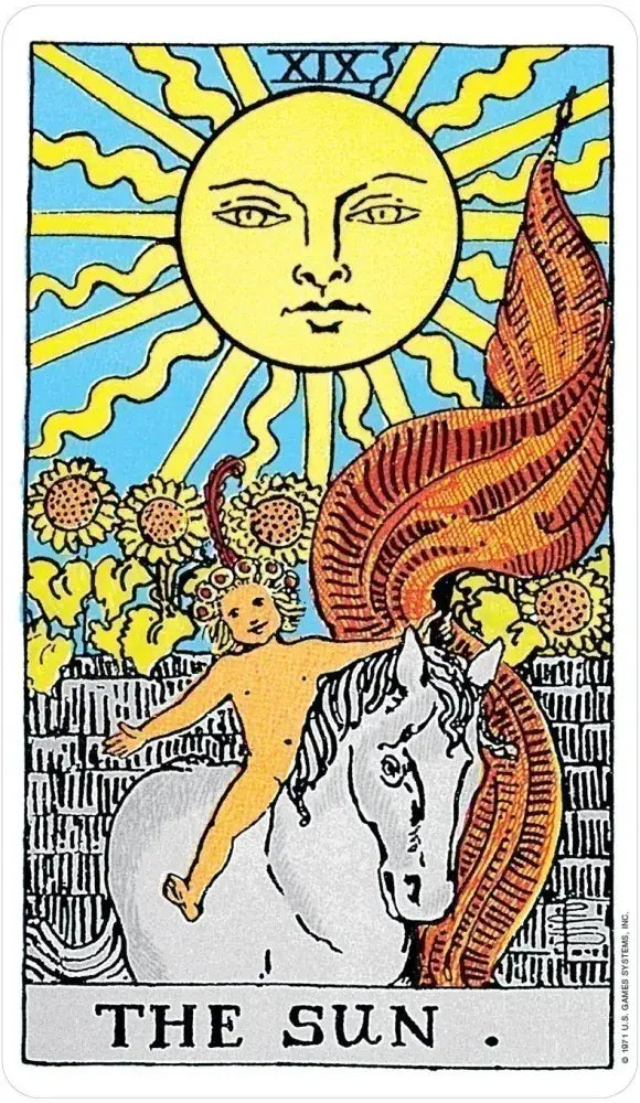 Rider-Waite Tarot Deck with original hand drawn titles, 78 classic cards